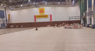 Zakończenie prac modernizacyjnych na hali sportowej AQUA w Żyrardowie 