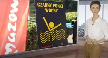 Informacje z Mazowsza o bezpieczeństwie nad wodą i czarnych punktach wodnych